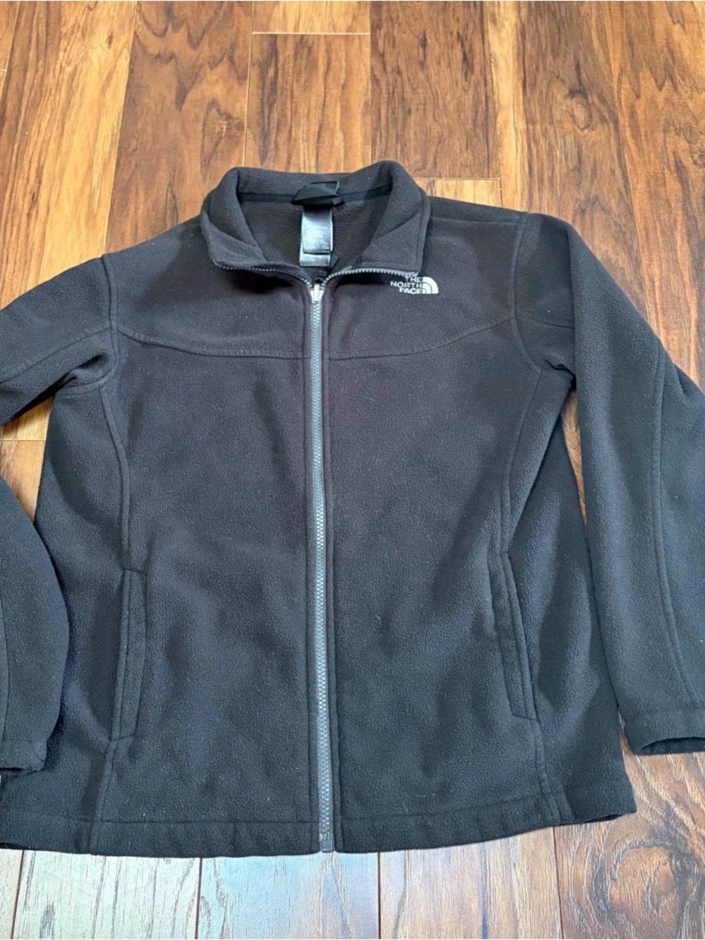 The North Face Black Full-Zip Fleece Jacket boys